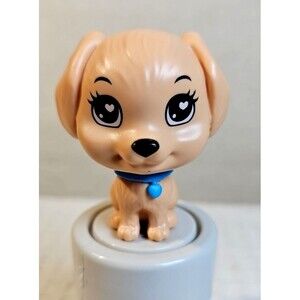 Barbie Doll Pet Puppy Dog Tan Beige Blonde Spots Toy 1.25"Tall Mattel